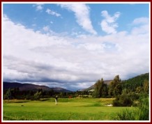 View over Ballater Golf Club