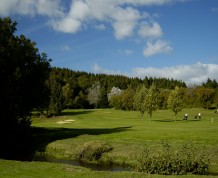 View over Builth Wells Golf Club