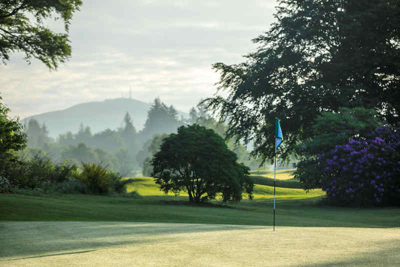 View over Crieff, Ferntower Golf Club