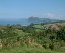 View over Ilfracombe Golf Club