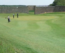 View over Leasowe Golf Club