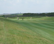 View over Leasowe Golf Club