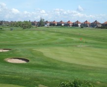 View over Leasowe Golf Club