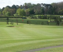 View over Longhirst Hall Golf Course