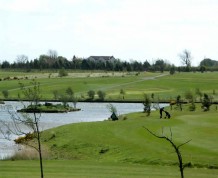 View over Longhirst Hall Golf Course