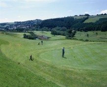 View over Lostwithiel Golf Club