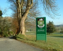 View over Muckhart Golf Club