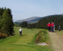 View over Muckhart Golf Club