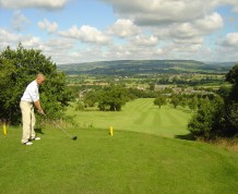 View over Mytton Fold Golf Club