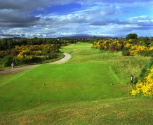 View over Nairn Dunbar Golf Club