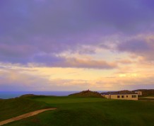 View over Perranporth Golf Club