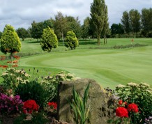 View over Peterstone Lakes Golf Club