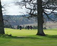 View over Roxburghe Golf Club