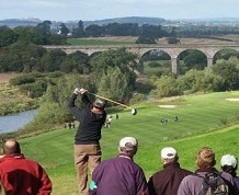 View over Roxburghe Golf Club
