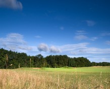 View over Stinchcombe Hill Golf Club
