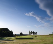 View over Stinchcombe Hill Golf Club