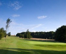 View over Stinchcombe Hill Golf Club
