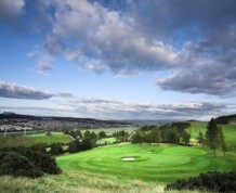 View over Swanston New Golf Club