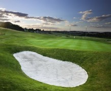 View over Swanston New Golf Club