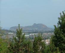View over Torphin Hill Golf Club